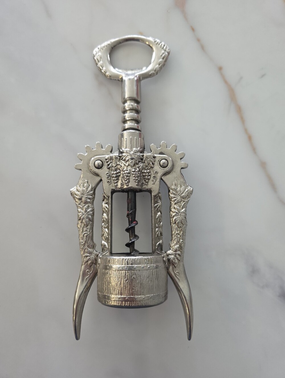 Classic Winged Corkscrew Bottle Opener GrapeVine